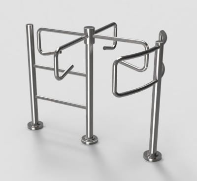 China Manual Swing Pedestrian Turnstile Gate Stainless Steel With CE Approval for sale