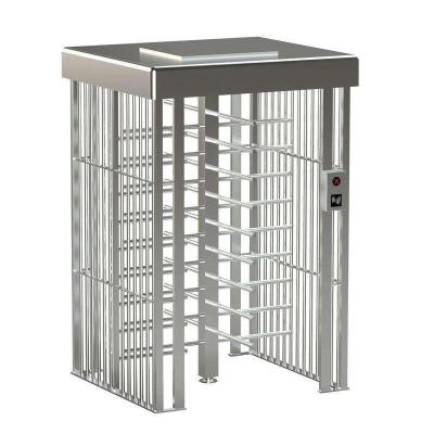 China ISO Full Height Turnstile Gate Access Control System 1500*1460*2300mm for sale