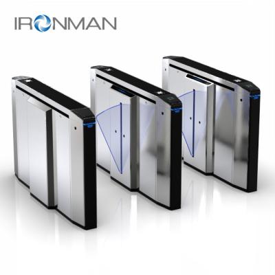 China Double Wing Face Recognition Turnstile Anti Clipping For Metro Station for sale