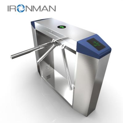 China High Security Drop Arm Turnstiles , Bi Directional Turnstile Stainless steel Housing for sale