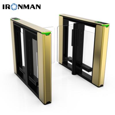 China High Speed Turnstile Gate RFID Access Control Indoor Outdoor Stadium Station Fast Passage Anti Climb Metal Security for sale