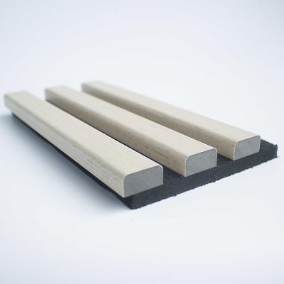 China Corridors Office Acoustic Slat Wall Panel , Soundproof Acoustic Wood Slat Walls for sale
