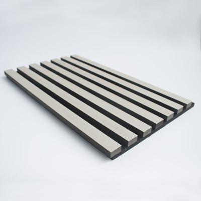 China Multiscene Acoustic Slat Wood Wall Panels Flavorless Mildewproof for sale