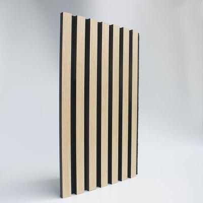 China El panel de madera Multiscene del listón ininflamable inofensivo de la pared para los pasillos en venta