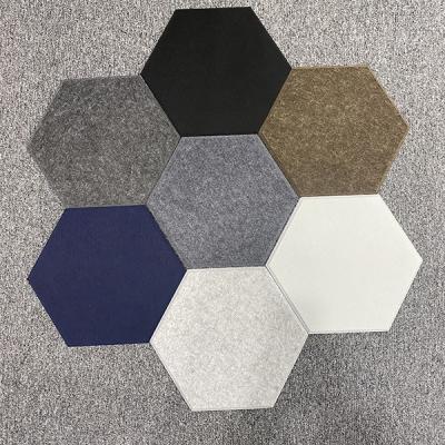 China Los paneles de pared acústicos de la fibra de poliéster del hexágono 3D de Multiscene reciclaron en venta
