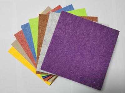 China Practical Flameproof Polyester Fiber Panel , Nontoxic Acoustic Polyester Fiber Sheets for sale
