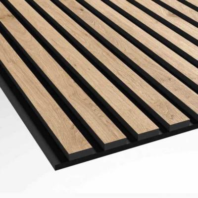 China Light Weight Wooden Slat Acoustic Panels For Hotel Multipurpose en venta