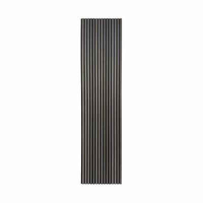 China Natural Oak Acoustic Panels MDF and Foam Slatted Decorative Wood Wall Panel for sale