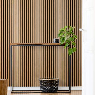 China Sound-Absorbing Wood Slat Acoustic Panels Decorative Ceiling and Wall for sale