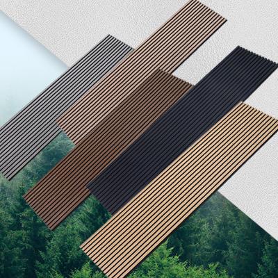 China Acoustic wooden wall panels soundproof wood slat acoustic wall panels acoustic panels akupanel for sale