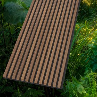 中国 Akupanel Wall Slatted Soundproof Board Wooden Acoustic Panels 販売のため