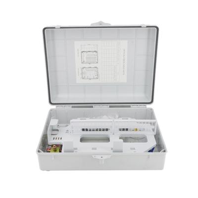 China SMA Fiber Optic Distribution Box Ftth Outdoor 130mm 4 In 48 Out for sale