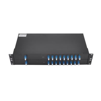 China FTTH 16 Channel DWDM MUX DEMUX FC LC Low Insertion Loss for sale