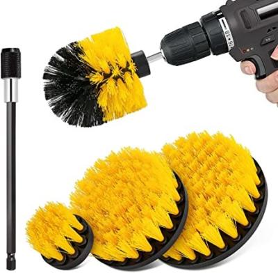 China 5 Pcs Drill Cleaning Brush Cordless Screwdriver Accessories For Car, Rims, Tiles for sale