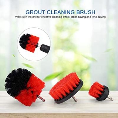 China Tile Cleaner Brush for drill Durable Tile For Bathtub, Bath Floor Joints for sale