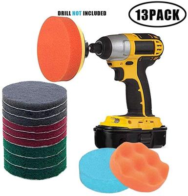 China Polypropylene Buffing Polishing Pads For Car 4in Cleaning Kit for sale