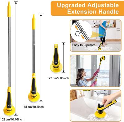 China 300prm/Min Electric Spin Scrubber Adjustable Handle for sale