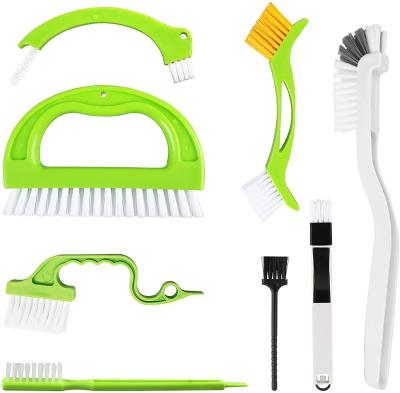 China 8 Pack Grout Cleaner Brush HandHeld for Groove Gap Cleaning Household for sale