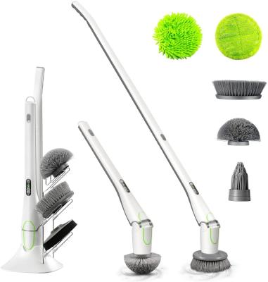 China Electric Spin Scrubber, 360° Floor Scrubber Power Brush , 2 Speed HD LED Display, with 6 Replaceable Brush for sale