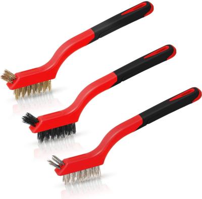 China 6 Pieces Mini Wire Cleaning Brush For Detailing Crimped Scratch for sale