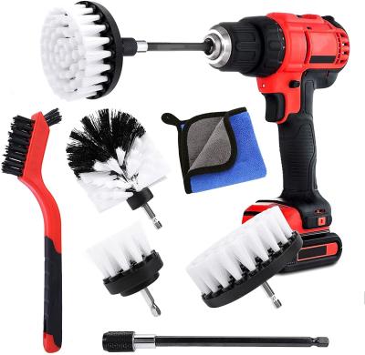 China 6pcs Car Cleaning Brush Kit For Cordless Screwdriver 2'' 3.5'' 4'' for sale
