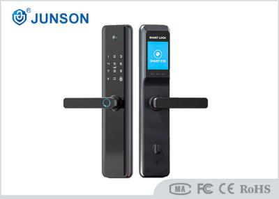 China WiFi Electronic Biometric Fingerprint Door Lock Aluminium Alloy With Camera / Tuya App for sale