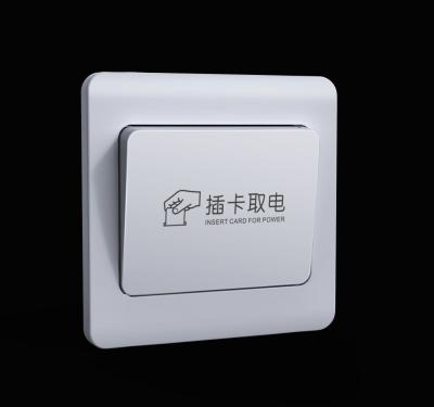 China Hotel Recognition Sensor Card Power Timer Delay Light Switch Fire resistant for sale