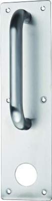 China Punho de alavanca interno de aço inoxidável da porta na placa com chave da máquina à venda