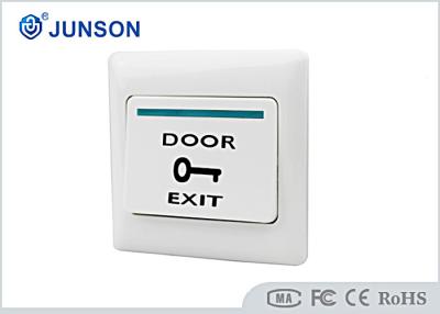 China Access Control Exit Push Button , Hotel Plastic Door Exit Button for sale