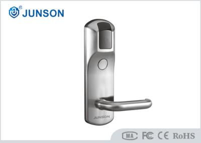 China Safe RFID Hotel Locks / Hotel Key Card Lock Support Mechnical Key for sale