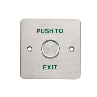 China Water Proof Exit Push Button , No Touch Exit Button IP68 Stainless Steel Plate for sale