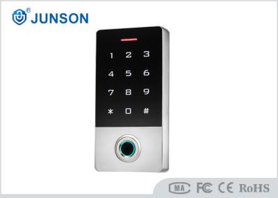 China Robust Waterproof RFID Keypad Reader with Biometric Fingerprint Recognition - 24VDC for sale