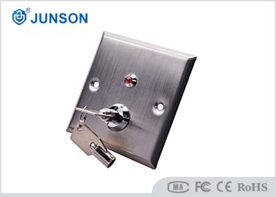 China Knopf-Schlüsselschalter des SS-Platten-Ausgangs-Druckknopf-3A DC12V mit LED zu verkaufen