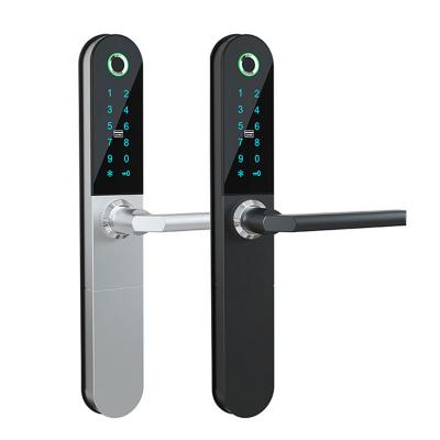 China TT Smartlife Security Fingerprint Wifi Smart Door Lock With Keypad for sale
