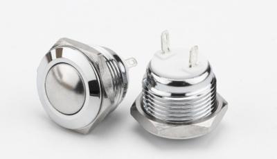 China 16mm Screw Metal Button Switch Ip65 Waterproof Push Button Momentary Switch for sale