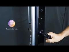Tuya App Fingerprint Door Locks High Definition Visual Large Screen With Cat Eye