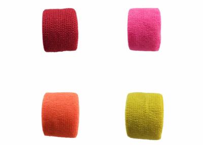 China High Elastic Sport Bandage Vet Wrap Colorful Self Adhesive for sale