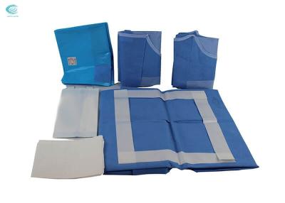 China CE ISO Surgical Laparoscopy Pack SMS Disposable Surgery Drape Kit for sale