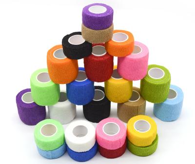 China Medical Elastic Adhesive Bandage Non Woven Fabric Multiple Color Customized Pattern for sale