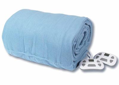 Chine Washable Polar Fleece Electric Heated Blanket Soft Timable Throw With Controller à vendre