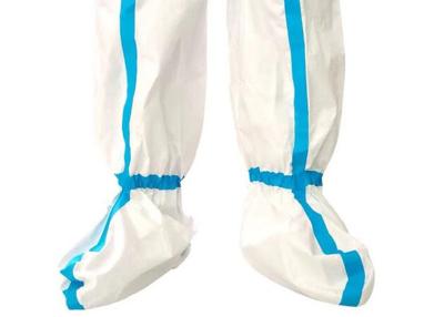 中国 使い捨て可能な医学の保護靴カバーnon-woven伸縮性があるドローストリングのフィート カバー 販売のため