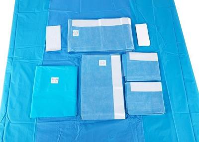 Chine Universel 150*240 cm de la CE ISO13485 de kit de paquets chirurgicaux stériles jetables à vendre