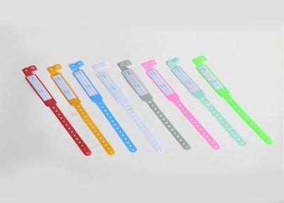 China Do bracelete paciente da identificação do EN 13795 cor material ISO13485 azul do PVC à venda