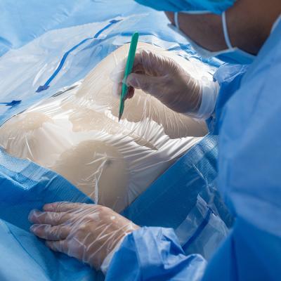 China Surgical Disposable Laparotomy Abdominal Drape Pack Kit Class II en venta