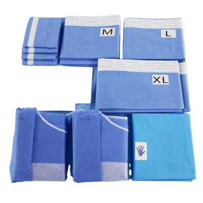 China Nonwoven Fabric Disposable Surgical Protection Packs Sterilized For Hospital en venta