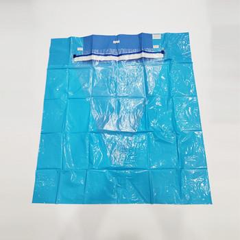 中国 メディカルPE 股関節の下のカーテン 使い捨ての無菌手術カーテン 販売のため