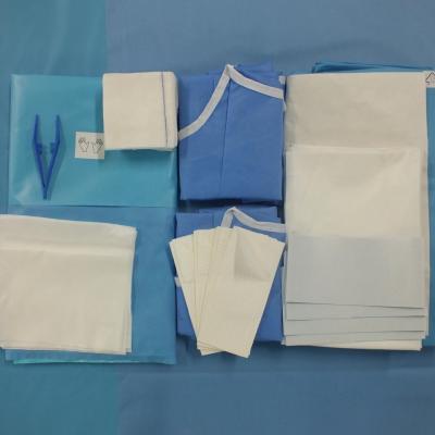 China Paquetes quirúrgicos estériles OEM/ODM Solución confiable para cirugías desechables en venta