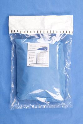 中国 Packaging 1pc/Bag Disposable Hospital Gowns With Regular Thickness Protective Apparel 販売のため