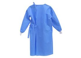 China Medical SMS Surgical Gown For Patients Tri Anti Effects Disposable Tie On Style for sale