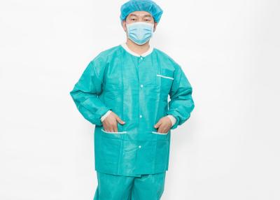 China Soft SMS Disposable Patient Gown Nurse Suits Doctor Suits With Pants for sale